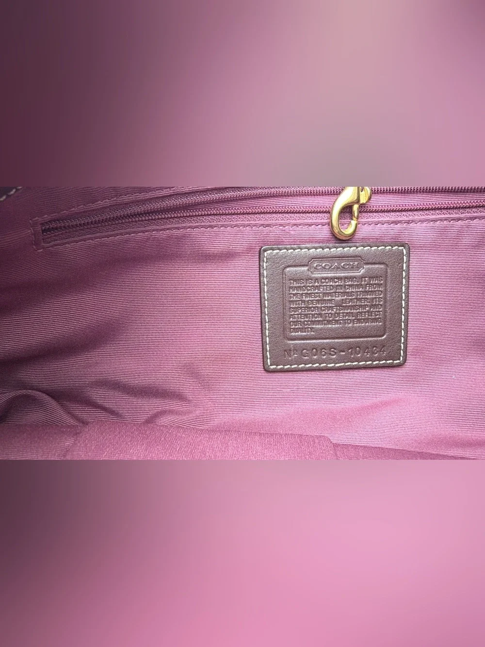 Coach beautiful patchwork